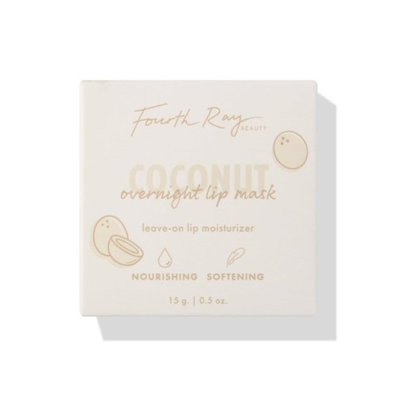 ColourPop Lip Mask - Leave-On Moisturizer & Overnight Treatment - Hydrates Dry Lips with Shea Butter, Squalane & Vitamin E - Coconut (0.5 oz)