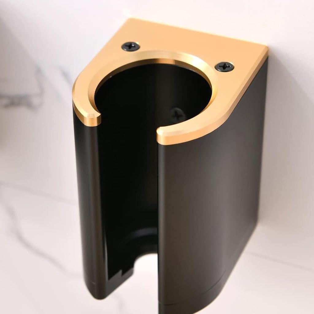 Wall Mount Holder Compatible with Dyson Airstraight & Airwrap, Aluminum Straightener Organizer Stand, Curling Iron Storage Rack for Bathroom
