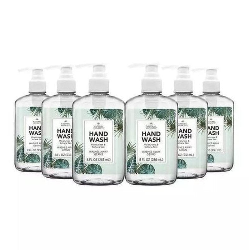 Generic Natural Concepts Handwash, Cleans and Softens Skin, 8 fl oz, 6-bottles