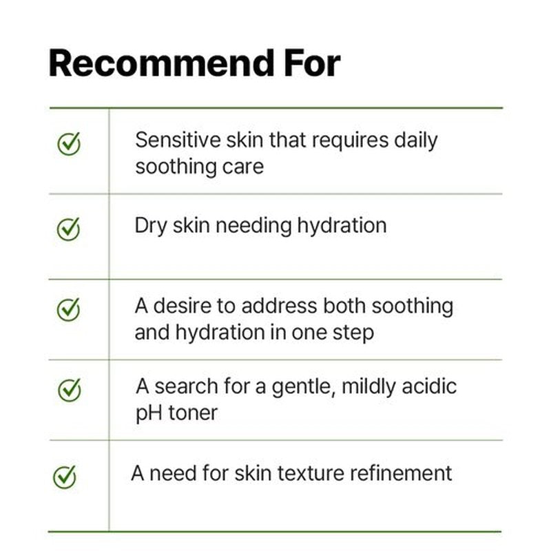 AVCA CICA Rebalancing Essence Facial Toner - Korean Toner with Centella Asiatica for Hydrating & Soothing, ph5.5 Trouble Care, Korean Skin Care (1L/33.8fl.oz.)