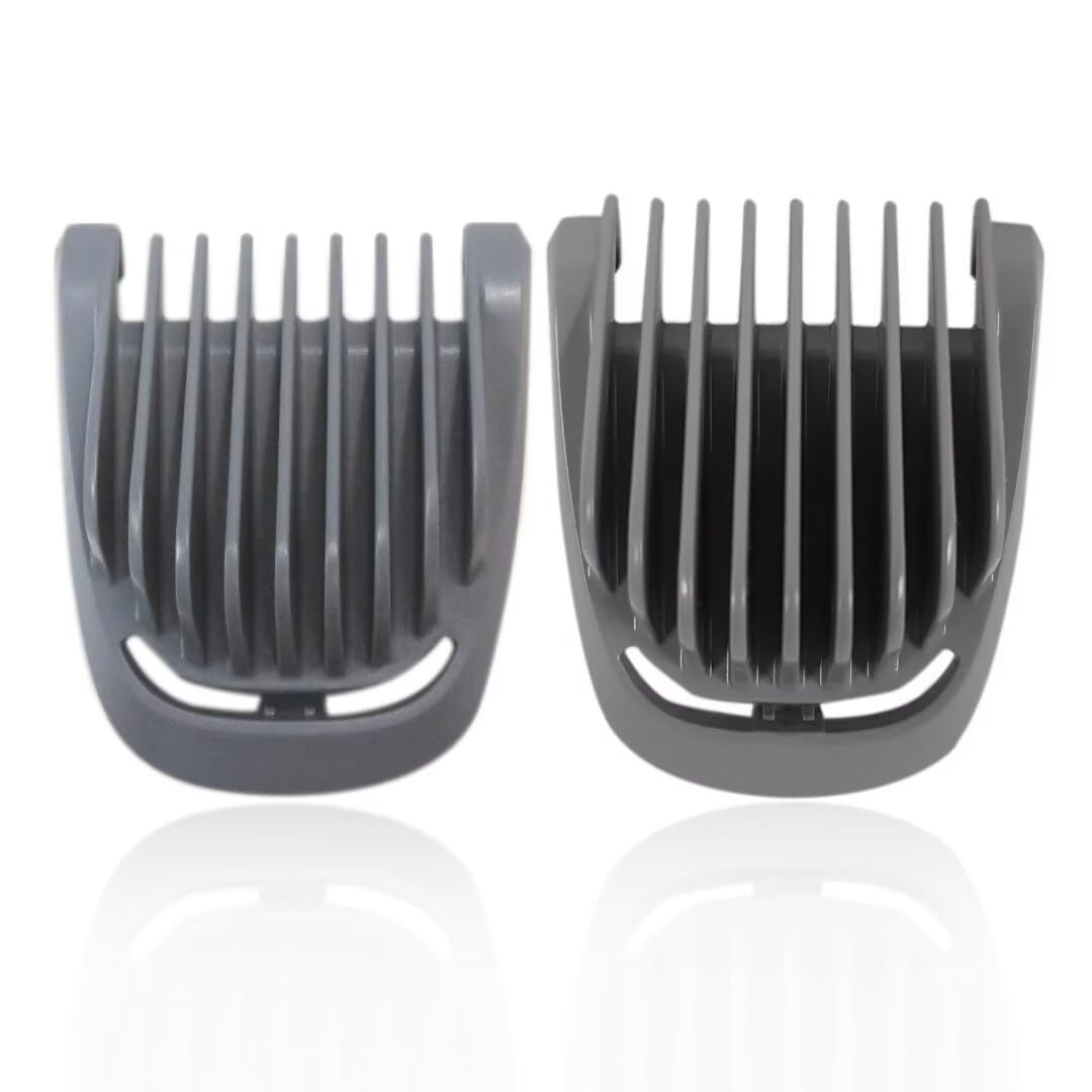 Beard Stubble Blade Guards for Philips Norelco Multigroom Trimmer - New Guide Comb Set for Models 3000, 5000, 7000, BT5511, MG3750, MG3760, MG5700, MG5750, MG5760, MG7750, MG7770, MG7790, MG7791