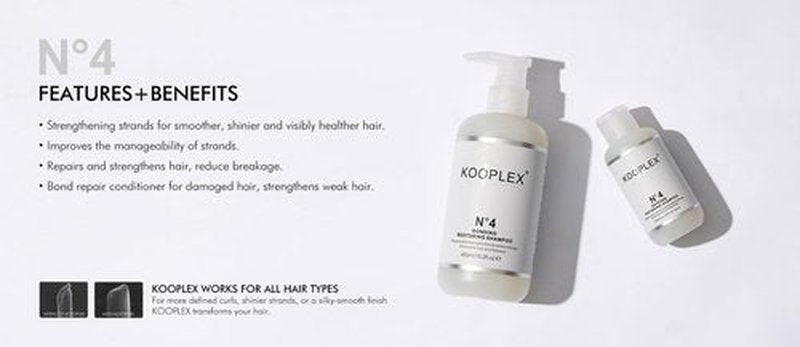 Nº4 Bond Repair Shampoo - Restores Broken Hair Bonds | Argan Oil & Protein for Damaged Hair | 15.06 fl. oz / 450 ml