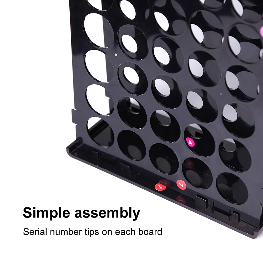 JZsmpmu Acrylic Tattoo Ink Holder Stand,50 Bottle Ink Assembly Display Rack,1oz Tattoo Ink, Tattoo Organizer For Ink, Tattoo And Nail Studio Storage, Wall-Mountable