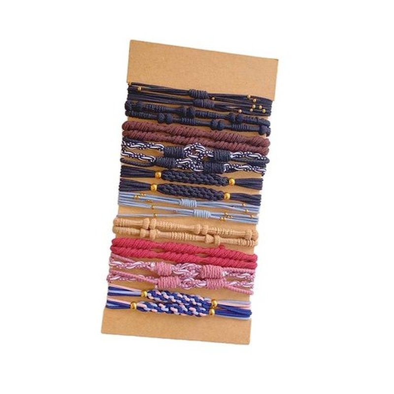 DILBABA Multistyle Hair Ties Set: Gentle High Elasticity Ponytail Scrunchie Bracelet for Women (11-Heart Buckle B Set:20, One Size)