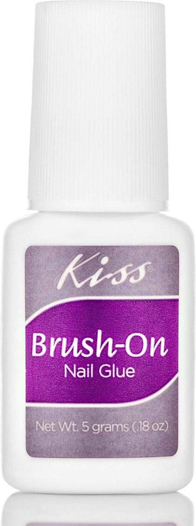Kiss (1) Bottle Brush-On Nail Glue Brush-On Applicator Applies Like Polish Bonds & Repairs - Great for Artificial Nails, Tips, Wraps & Natural Nails - DGBGL02
