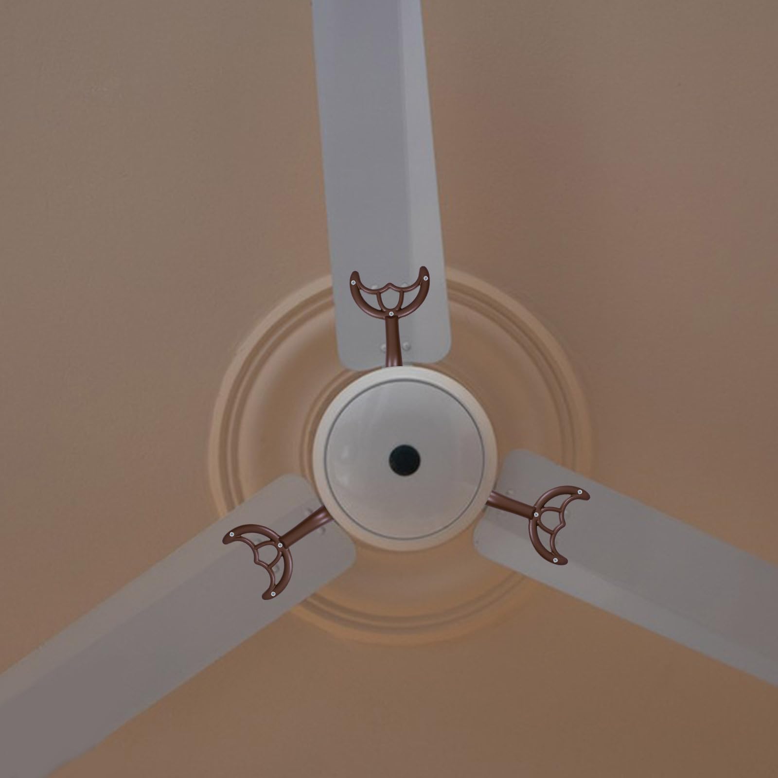 Housoutil Ceiling Fan Blades Arms, Ceiling Fan Blade Brackets, Replacement Blades for Fan Holder to Keep the Balance of the Ceiling Fan, Coffee