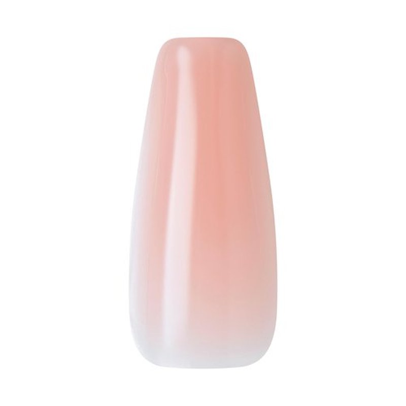 KISS Jelly Fantasy Press On Nails, Nail glue included, 'Jelly Cat', Multicolor, Long Size, Coffin Shape, Includes 28 Nails, 2g glue, 1 Manicure Stick, 1 Mini File (Pack of 2)