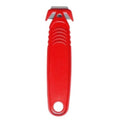 American Line Film Slitter Two-Sided Safety Box Cutter with Blunt Steel Punch - Cuts Cardboard, Plastic Wrap, Envelopes, Straps - Includes (1) Carbon Steel Blade - 66-0705