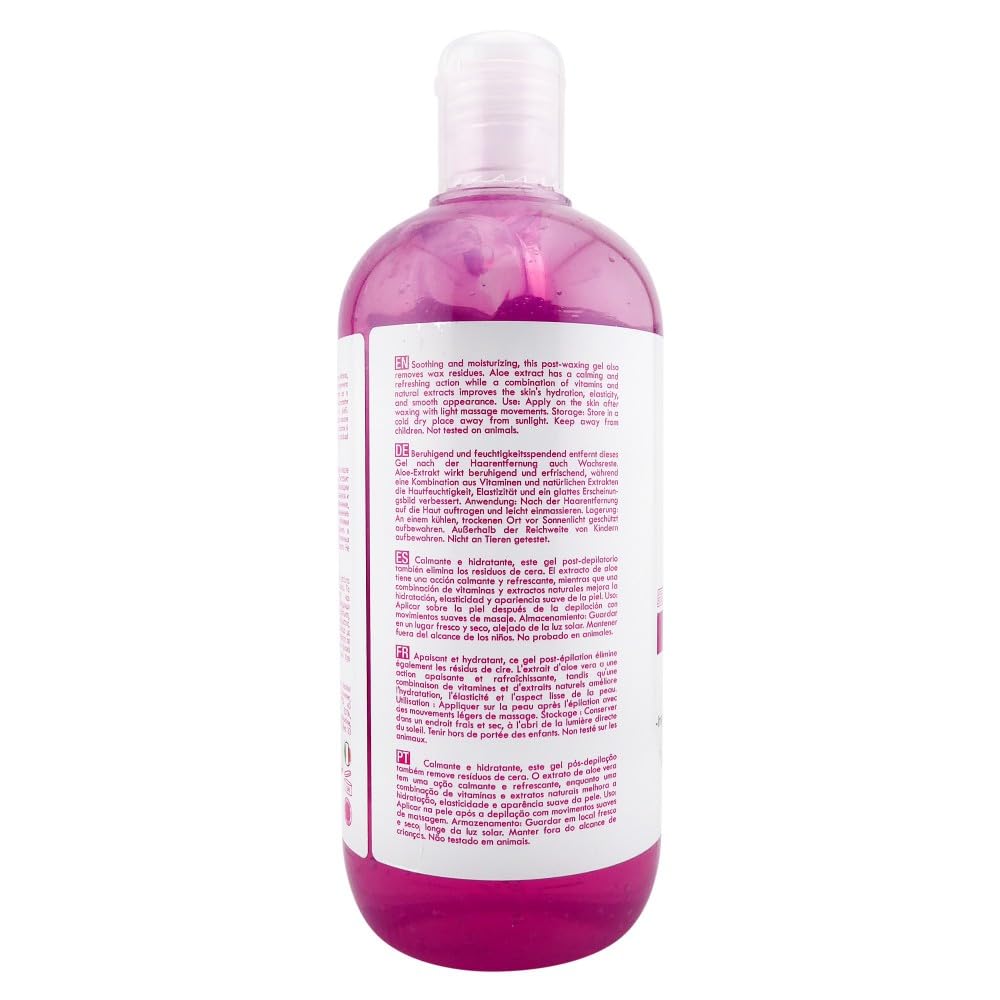Waxness Spa Choice After Waxing Gel Fuchsia Sweet Berries16.9 fl oz 500 ml