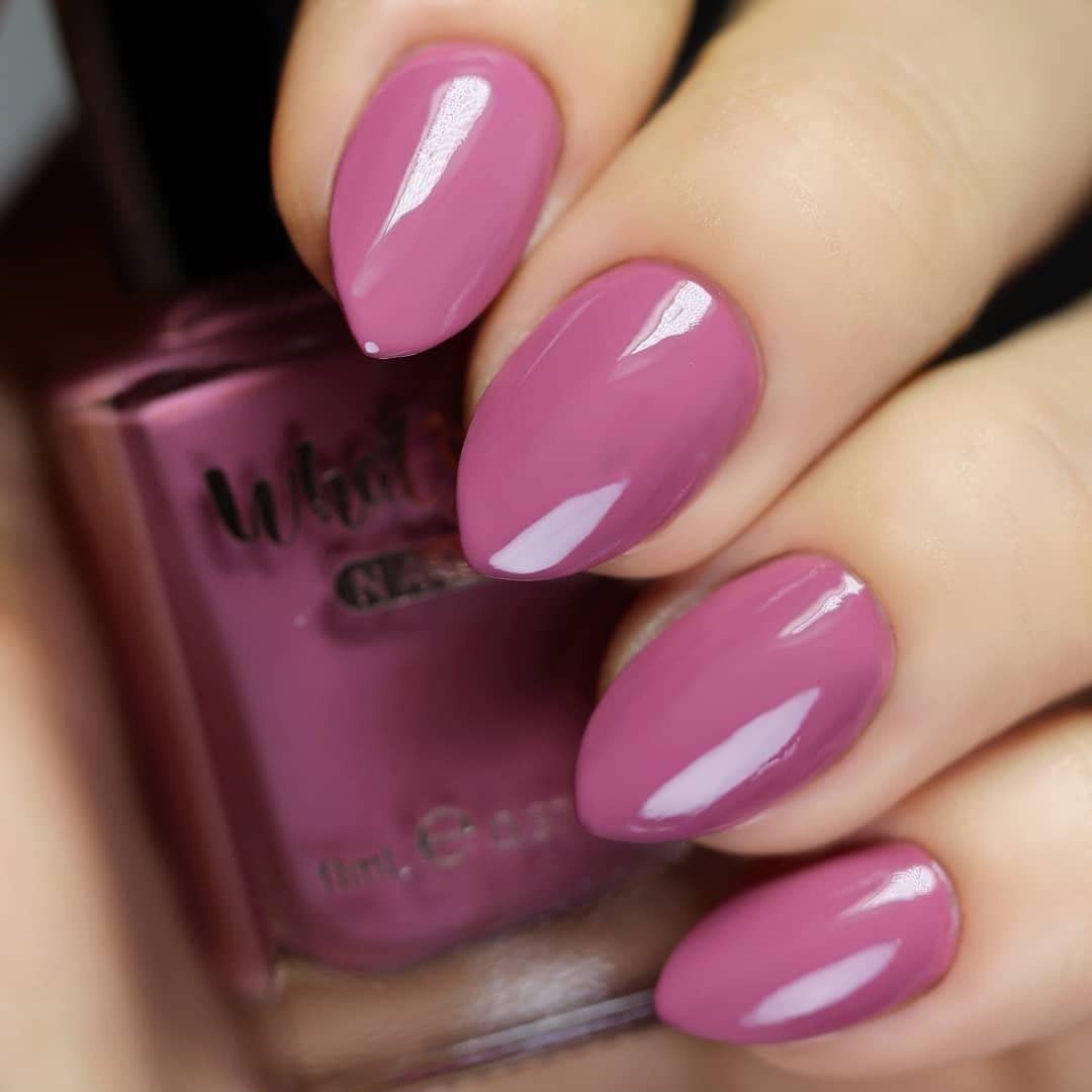 Whats Up Nails - Tempest Nail Polish Mauve Pink Creme Lacquer Varnish Made in USA 21 free Cruelty Free Vegan Clean