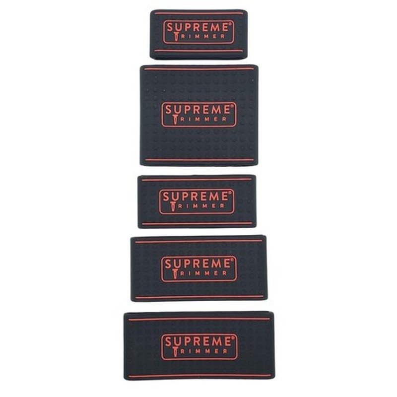 Supreme Trimmer SGR55 Professional Barber Grippers | 5 Piece Non-Slip Clipper Grips, Barber Sleeve for Hair Clipper | Black