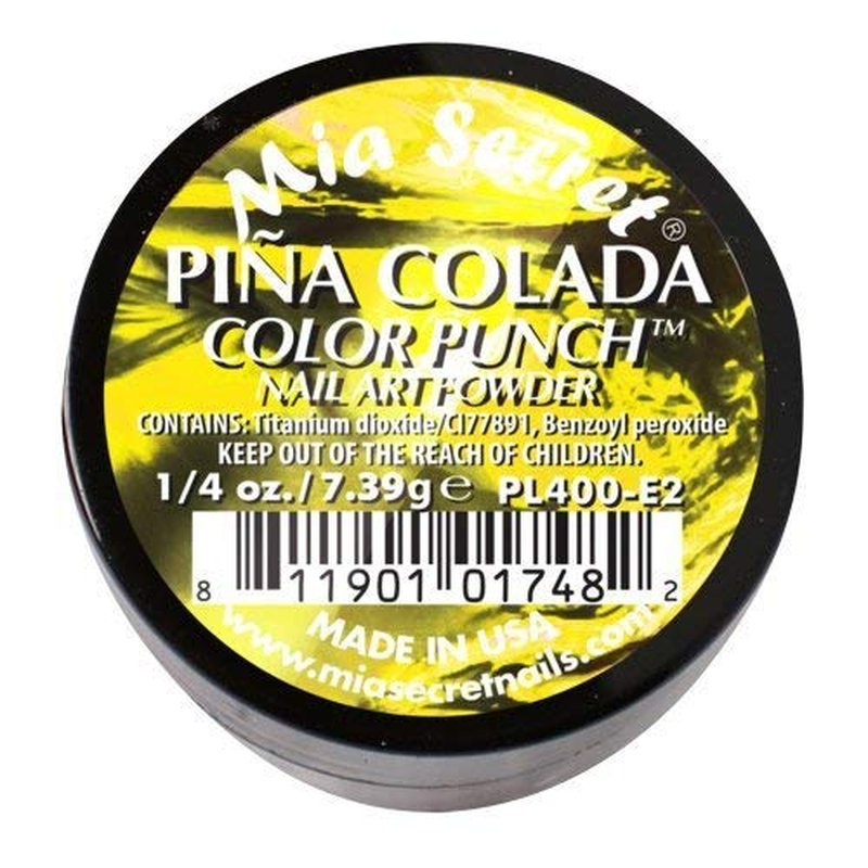 Mia Secret Professional Color Punch Collection Acrylic Powder ( Pick Your Color ) (Pina Colada)
