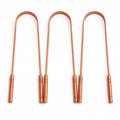ALADEAN Copper Tongue Cleaner with Case, Pack of 3, Tongue Scraper for Adults, Oral Care & Hygiene (3pc Pack)