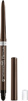 L'Oreal Paris Infallible Grip Gel Eyeliner Pencil - Waterproof, Smudge-Resistant, 36HR Wear, Brown Denim, 0.01 Oz