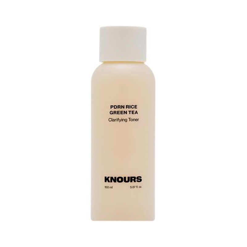 KNOURS. PDRN Rice & Green Tea Clarifying Toner with Rice PDRN, Green Tea PDRN & Niacinamide for Smooth, Hydrated, Refreshed Skin 150ml