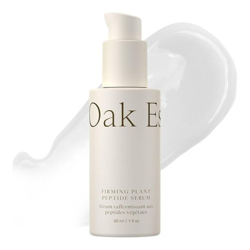 Oak Essentials Firming Plant Peptide Serum | Exosome Encapsulated Botanical Peptide Complex for Visibly Firmer, Plumper, Radiant Skin, 1 Fl Oz