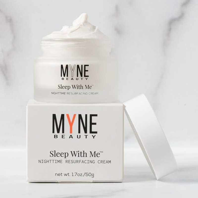 Sleep With Me Nighttime Resurfacing Cream - Anti-Aging Retinol & Vitamin C Formula for Fine Lines, Hydration & Skin Texture