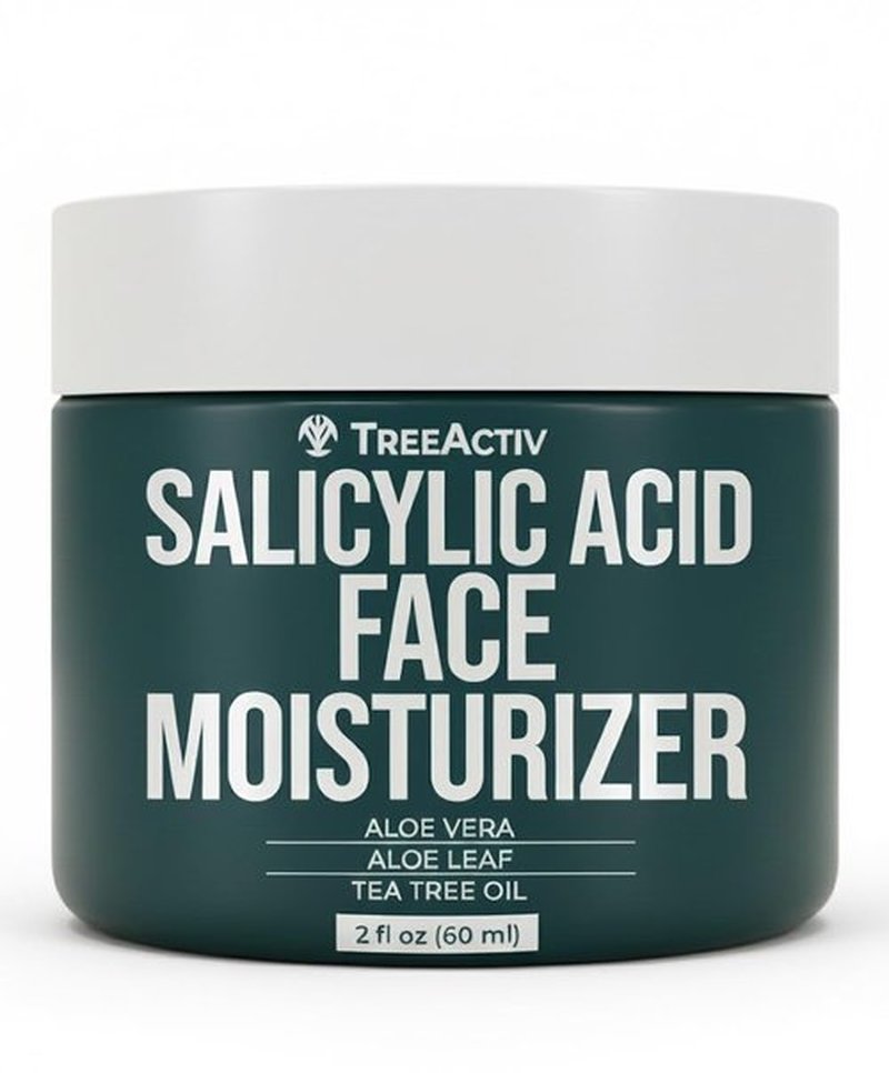 TreeActiv Acne Eliminating Face Cream - Tea Tree Moisturizing Formula for Balanced Skin | 2 fl oz