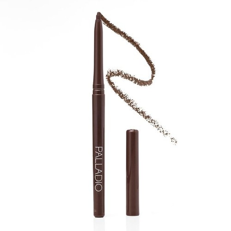 Palladio Retractable Waterproof Eyeliner - Richly Pigmented, Smudge-Proof, Long-Lasting | Black Brown