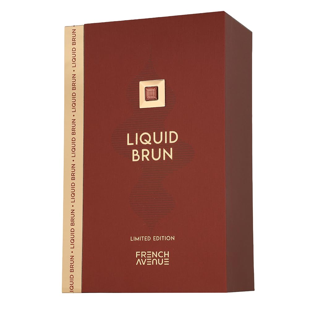 French Avenue Liquid Brun Limited Edition Extrait De Parfum, 150ml, Bergamot Cardamom Cinnamon Orange Blossom Vanilla Praline Musk