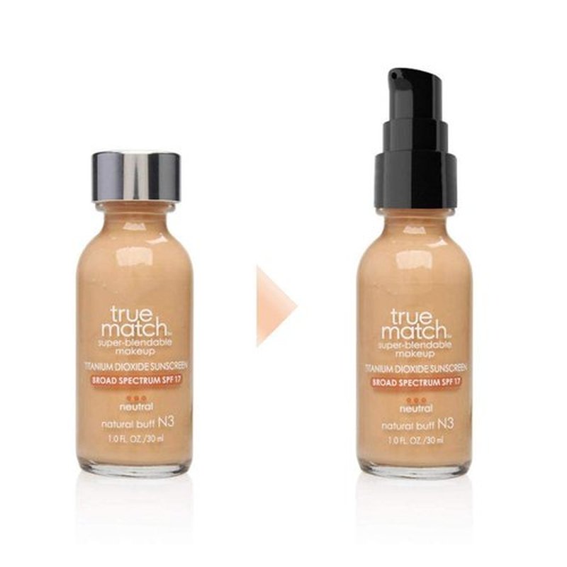 L'Oreal Paris True Match Super-Blendable Replacement Press Pump - 2 Pack for Effortless Application