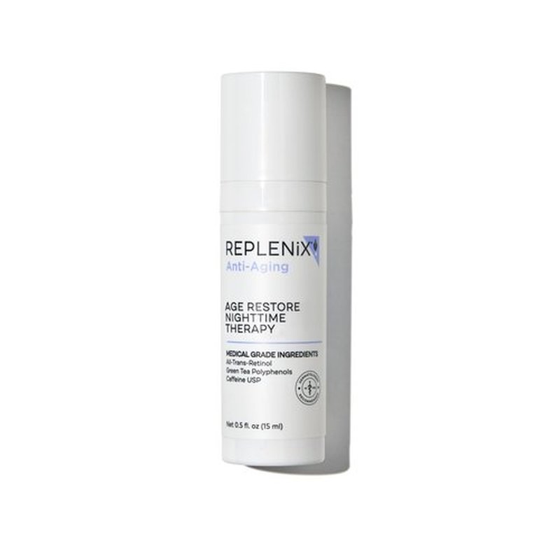 Replenix Age Restore Nighttime Therapy Face Cream, Anti-Aging Medical-Grade Facial Moisturizer for Mature & Dry Skin (0.5 fl oz)