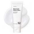 TOSOWOONG Black Snail Mucin 92% Face Cream, 920,768ppm Black Snail Mucin, Propolis, Lightweight Moisturing Cream for Soft, Glowy Skin, Moisturizer Face Cream, Korean Skin Care, 100ml, 3.38 fl.oz.