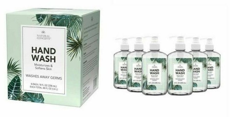 Generic Natural Concepts Handwash, Cleans and Softens Skin, 8 fl oz, 6-bottles