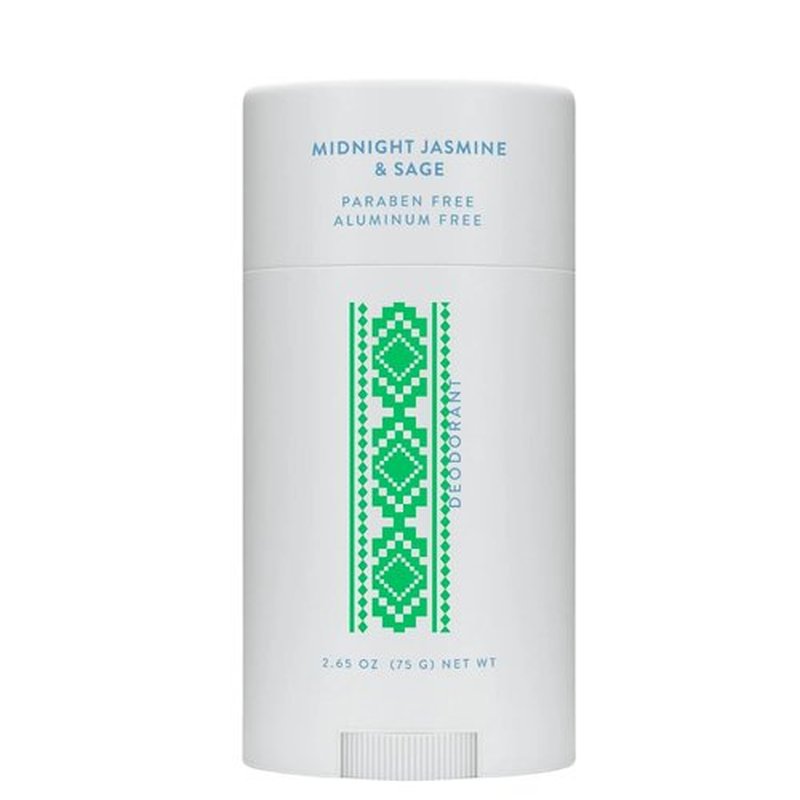 Aluminum-Free Natural Deodorant Stick | Long-Lasting Odor Protection for Women & Men - 2.65 oz, Midnight Jasmine & Sage