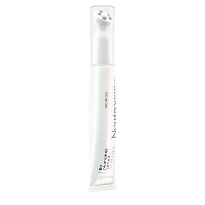Neutrogena Healthy Lips Plumping Serum - Lip Enhancer with Peptides for Fuller, Nourished Lips | 0.5 fl. oz
