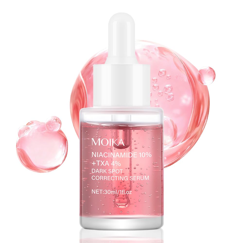 Niacinamide 10% + TXA 4% Dark Spot Corrector Serum, All-in-One Face Serum with Hyaluronic Acid, Hydrating & Soothing, Helps Improve Skin Texture & Tone, For Sensitive Skin 1 Fl Oz