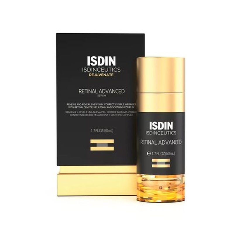 ISDIN Isdinceutics Retinal Advanced Night Serum - Rejuvenating Formula with Retinaldehyde & Melatonin | 1.7 FL OZ (50 ml)
