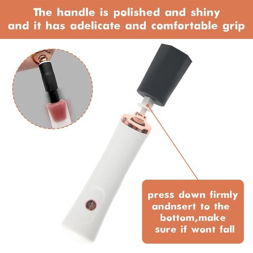 CALIDAKA Electric Beauty Eyelash Shaker, Portable Waterproof Automatic Eyelash Glue Decanter, Liquid Mixer Nail Gel Polish Shaking Machine, for Eyelash Extension Glue Nails Polish