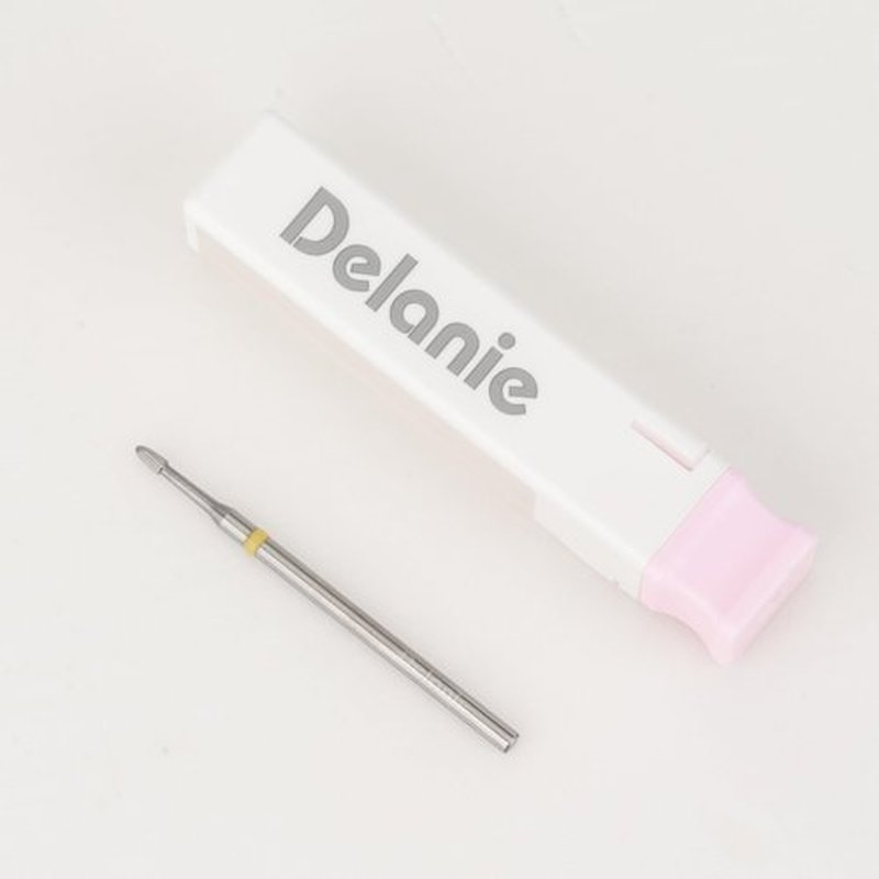 Delanie Cuticle Clean Carbide Nail Drill Bit for Professional Nail Tech, Under Nail Cleaner, Cuticle Trimmer, 3/32", Extra Fine Grit