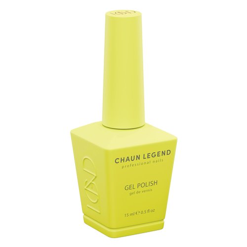 Chaun Legend UV Gel Nail Polish, 0.5 Ounce Long Lasting Salon Quality, Bubble Free Professional Manicures, Quick Dry, High Shine, Caution Tape LG5057 (neon yellow)