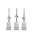 Angzhili 3 Pieces Nail Drill Bits,Cuticle Remover Drill Bits Kit,Tungsten Steel Nail Drill Bits,Manicure Tools for Nails