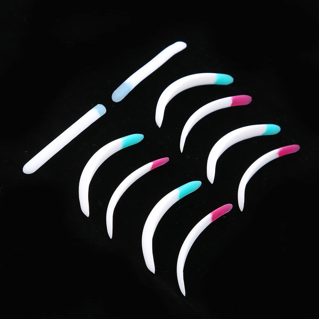 5 Pairs Eyelash Perming Pads Eyelash Perming Curler Pads Kit Silicone Eyelash Perming Pad Eyelashes Pads Soft Eyelashes Curler Tool