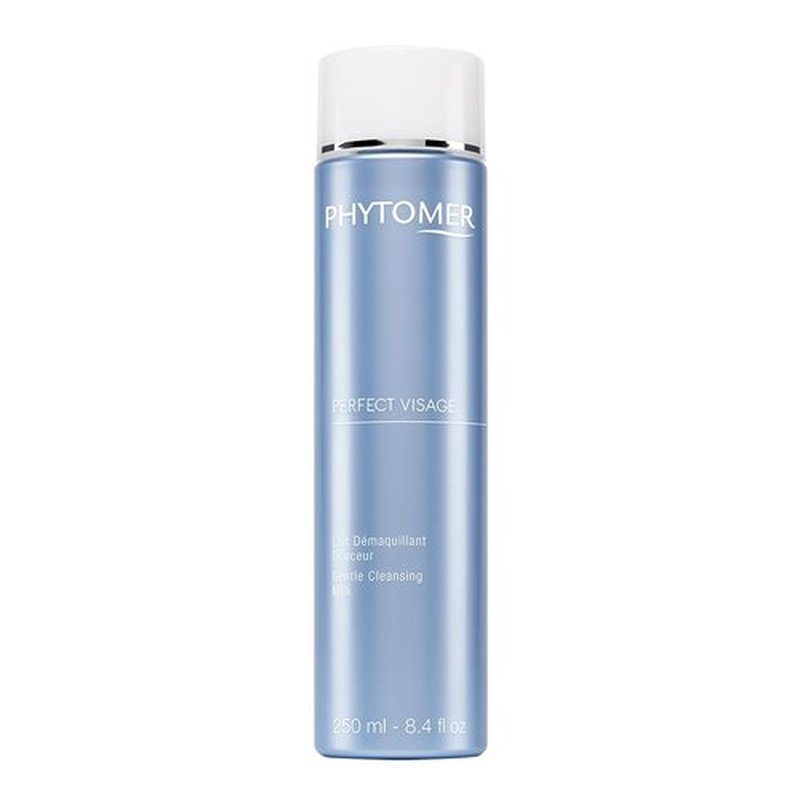 Phytomer Perfect Visage Gentle Cleansing Milk - Moisturizing Daily Face Cleanser & Makeup Remover | Eco-Friendly 250ml