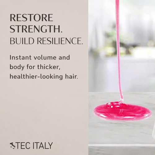Tec Italy Tonico Volumizing Shampoo for Fine or Weak Hair, Strengthening, Adds Body & Thickness, Gentle Daily Cleanser, 10.14 fl oz (300 ml)