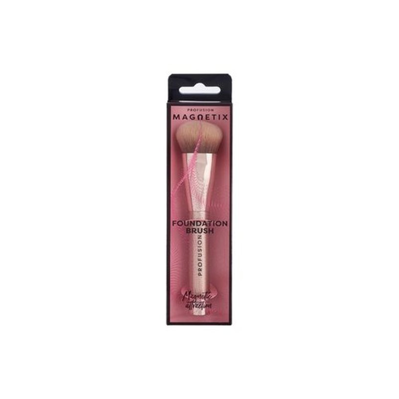 Profusion Cosmetics MAGNETIX Foundation Brush - Magnetic Design for Liquid & Cream Foundations