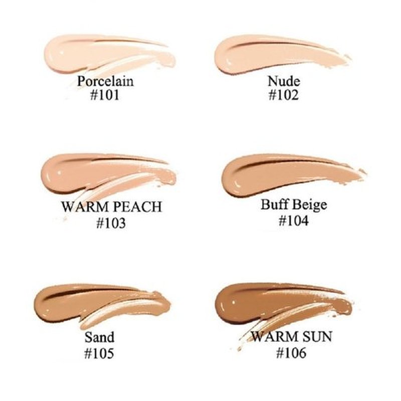 2 Pack PHOERA Foundation Makeup For Older Women,Flawless Soft Matte Liquid Foundation 24 HR Oil Control Concealer Makeup(101 Porcelain+102 Nude)