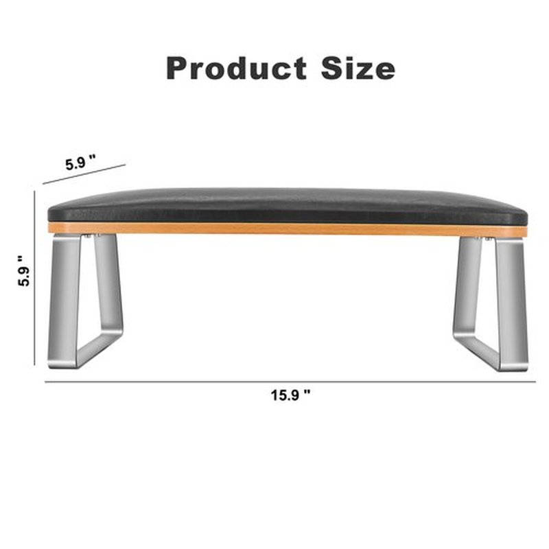 Big Arm Rest for Nails Tech, Sturdy Nail Arm Rest Manicure Hand Rest with Stainless Steel Legs