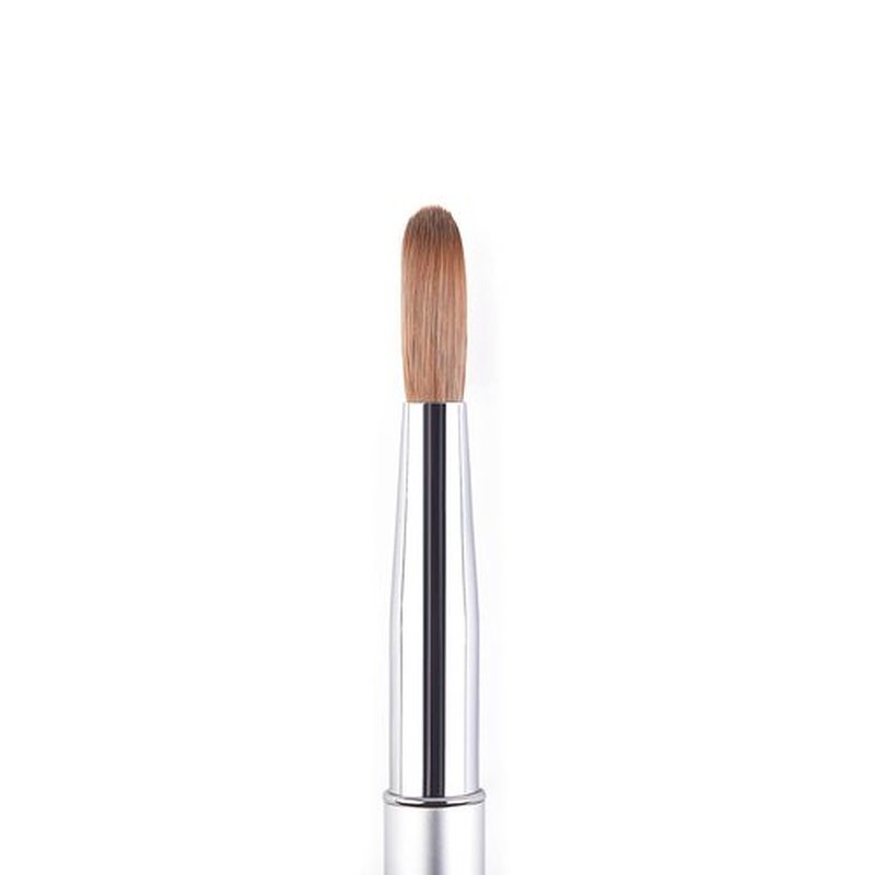 KADS 100% Kolinsky Sable Acrylic Brush Nail Brush for Acrylic Application Round Head Crimped Nail Art Brush Manicure Tool (12#)