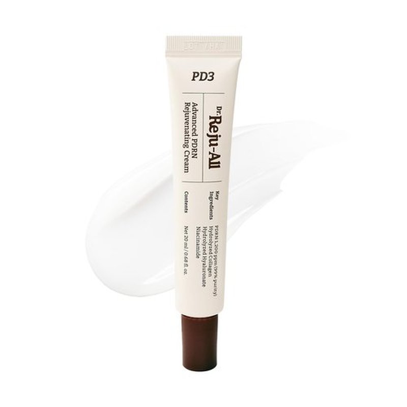 Dr. Reju-All PDRN Rejuvenating Cream - 1200ppm Moisturizer for Glass Skin & Plumping - 0.7 Fl Oz