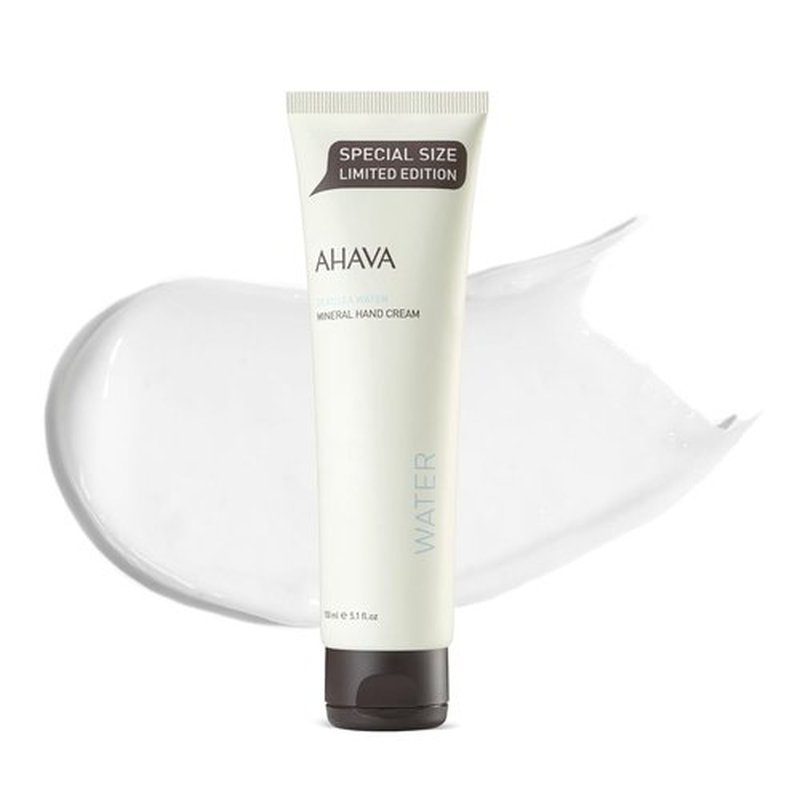 AHAVA Dead Sea Water Mineral Hand Cream - Fast-Absorbing Moisturizer for Dry Hands | Enriched with Osmoter & Witch Hazel