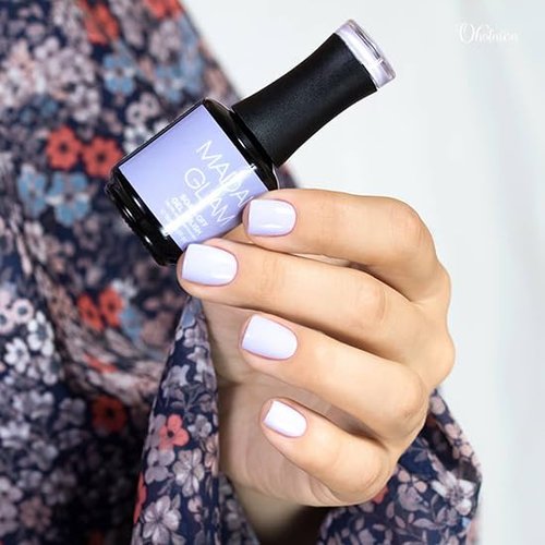 Madam Glam - Lavender Shade Blissfully Yours 15ml I 0.5 fl oz - Long-Lasting Creme Formula - UV/LED Gel Polish - Vegan & Cruelty-Free, Hema-Free