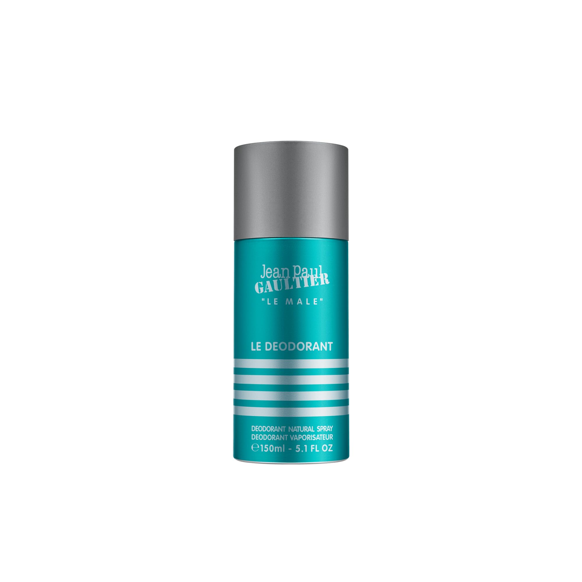 Jean Paul Gaultier Le Male Deodorant Spray - Long Lasting Cologne Scented Protection for Men with Fresh Mint, Lavender & Vanilla - Men's Deodorant Spray, 5.1 oz