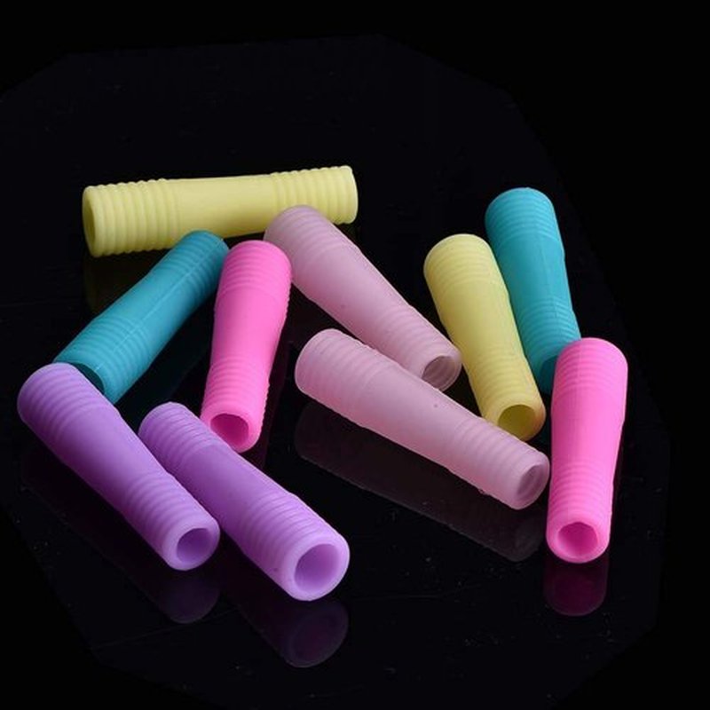 10PCS Manicure Silicone Protective Sleeve Cover for Nail Cuticle Scissors Dead Skin Scissors, Rotekt Cover Top for Nail Nippers, Hangnail Nipper Cover(02)