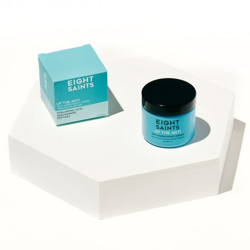 Eight Saints Night Cream - Anti-Aging Face Moisturizer with Niacinamide & Hyaluronic Acid | 2 Ounces