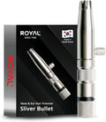 Royal Premium Manual Nose Hair Trimmer for Men - Battery-Free, Waterproof Stainless Steel Grooming Tool | ET-3